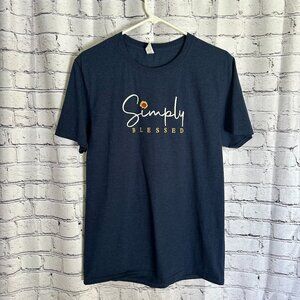 Ladies Fruit of The Loom "Simply Blessed" tee shirt Size M
